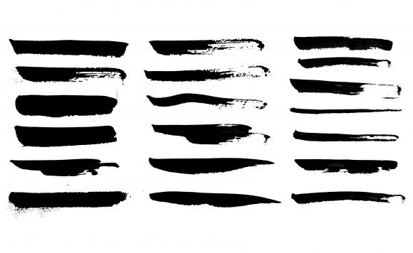 Download Black Watercolor Brush Strokes or Splash - Brush strokes Collection