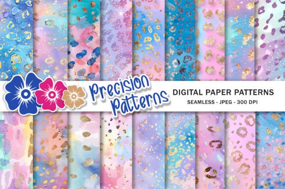 Download Pastel Leopard Print Glitter Background - Print Collection