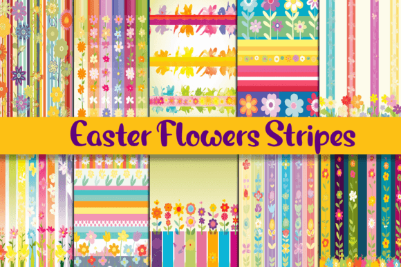 Download Easter Flowers Strips - Flow Collection