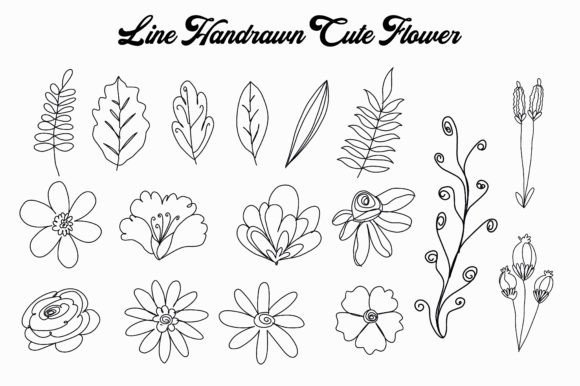 Download Big Bundle Line Flower Set - Flow Collection