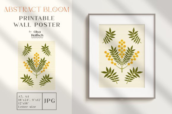Download Spring Yellow Flower Printable Poster - Flow Collection