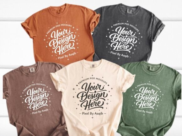 Download Comfort Colors C1717 Flat Lay Mockup - Flat Collection
