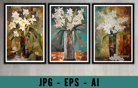 Download Flower Painting Poster Designs - Flow Collection