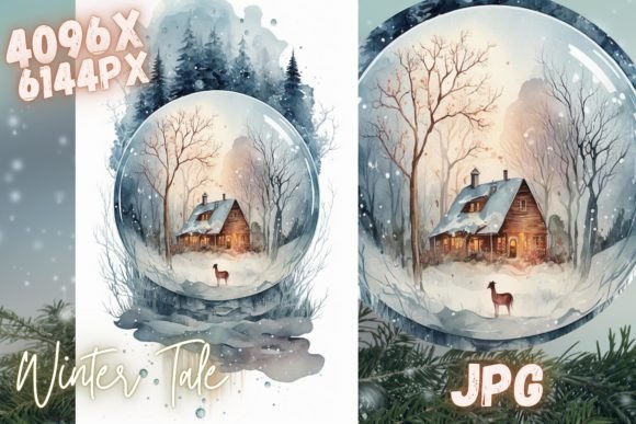 Download Winter Fairy Tale Abstract Illustration - Winter Collection