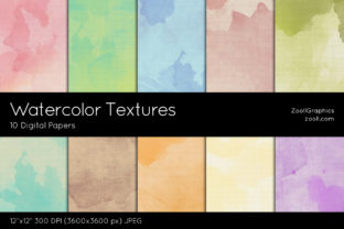 Download Watercolor Textures Digital Papers - Watercolor textures Collection