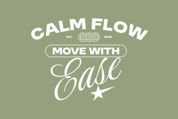 Download Calm Flow Minimal Typography Quotes - Flow Collection