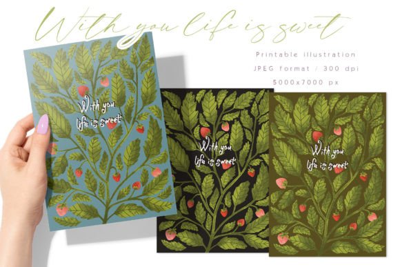 Download Life is Sweet Greeting Card Printable - Print Collection