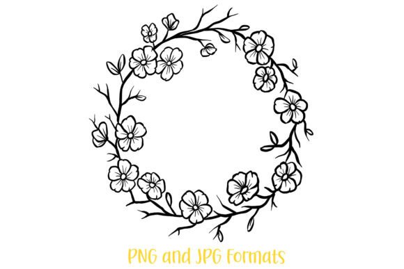 Download Floral Winter Wreath Flower Illustration - Flow Collection