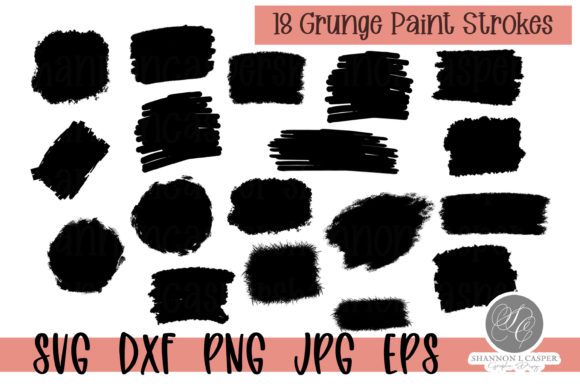 Download Paint Brush Strokes - SVG &amp; Sublimation - Brush strokes Collection