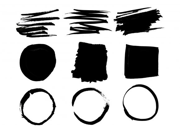 Download Black Watercolor Brush Strokes or Splash - Brush strokes Collection