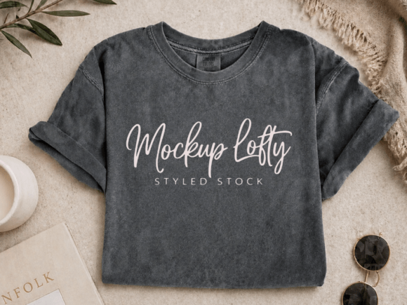 Download Pepper C1717 Flat Lay T-shirt Mockup - Flat Collection