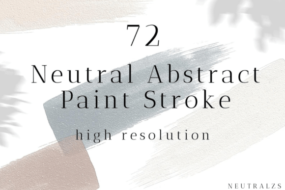 Download Neutral Brush Strokes Clipart Bundle - Brush strokes Collection