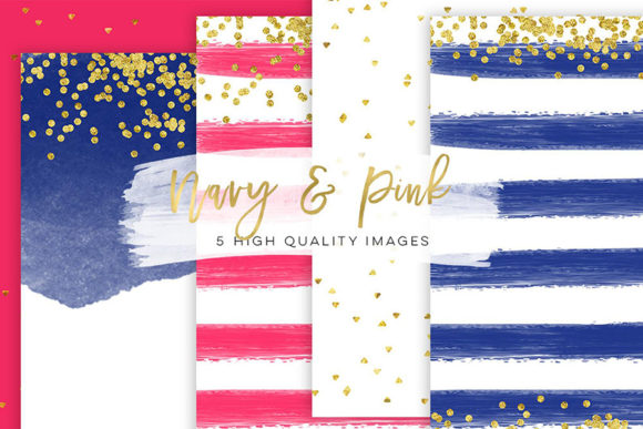 Download Pink and Navy Blue, Blog Paper Clip Art - Navy blue Collection