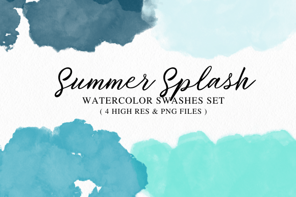 Download Summer Splash Brush Strokes - Brush strokes Collection