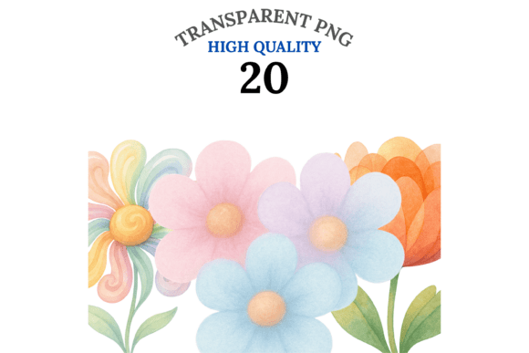 Download Abstract Flower Clipart Bundle - Flow Collection