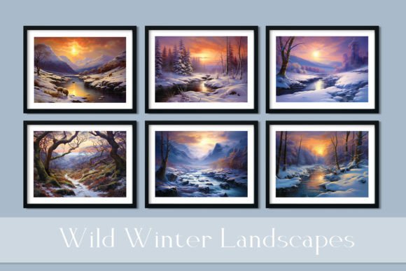 Download Wild Winter Landscapes Digital Prints - Winter Collection