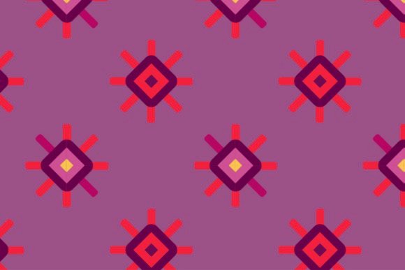Download Geometric Random Star Flower, Background - Flow Collection