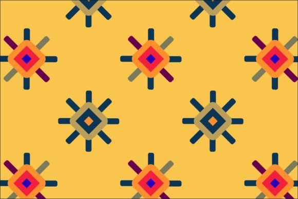 Download Geometric Random Star Flower, Background - Flow Collection