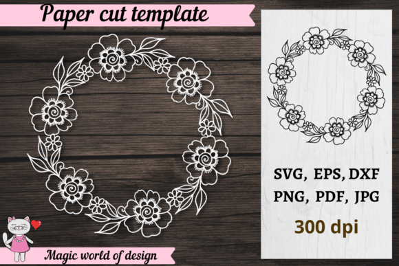 Download Leaf Flower and Wreath Cricut SVG - Flow Collection