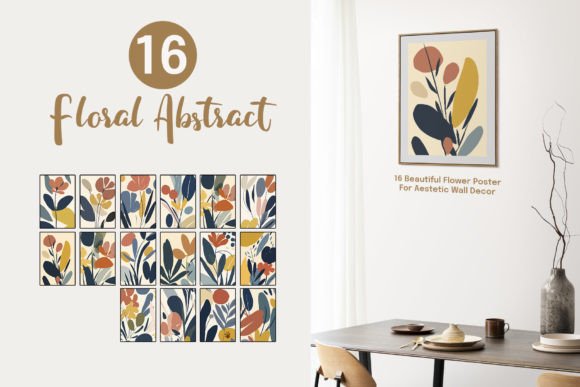 Download Blooming Floral Abstract Art Print - Print Collection