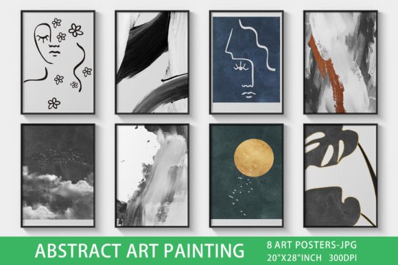 Download Nordic Abstract Art Prints, Wall Art, - Print Collection