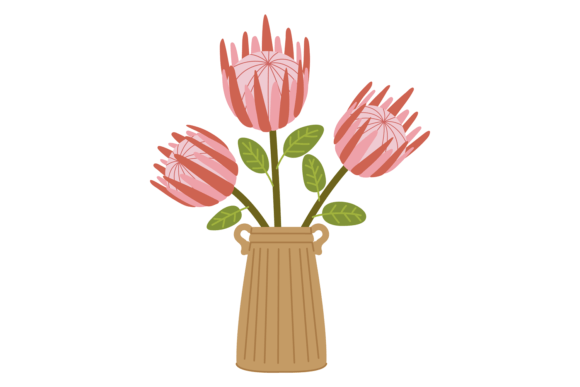Download Flowers in Vase Icon. Decorative Floral - Flow Collection