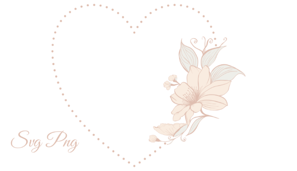 Download Wedding Frame Flower Heart - Flow Collection