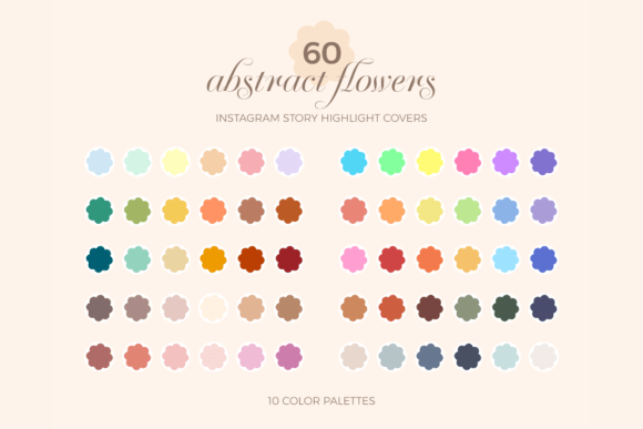 Download Abstract Flower Shape IG Highlight Cover - Flow Collection