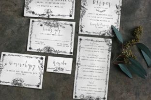 Download Elegant Flower Wedding Invitation Suite - Flow Collection